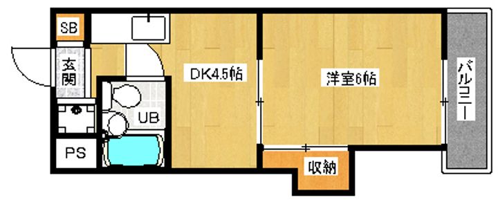 「グラン・パレ」603の間取り