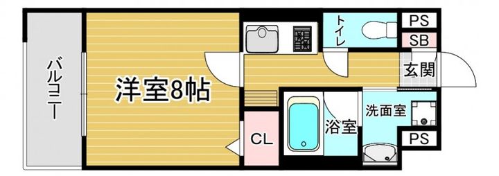 「Higashiyama 綏正」403の間取り