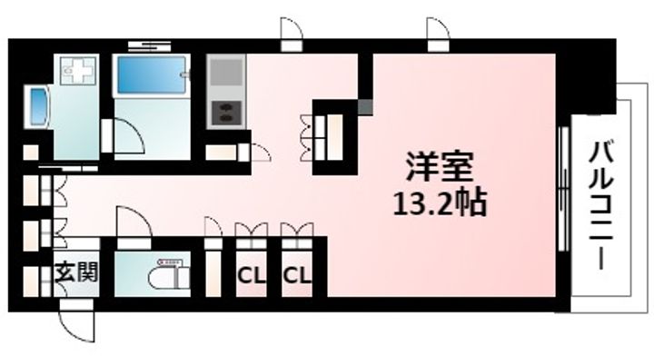 セイル江坂公園の間取り