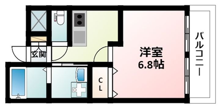 プレリエ江坂の間取り