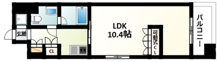 デュオン新大阪レジデンスの間取り