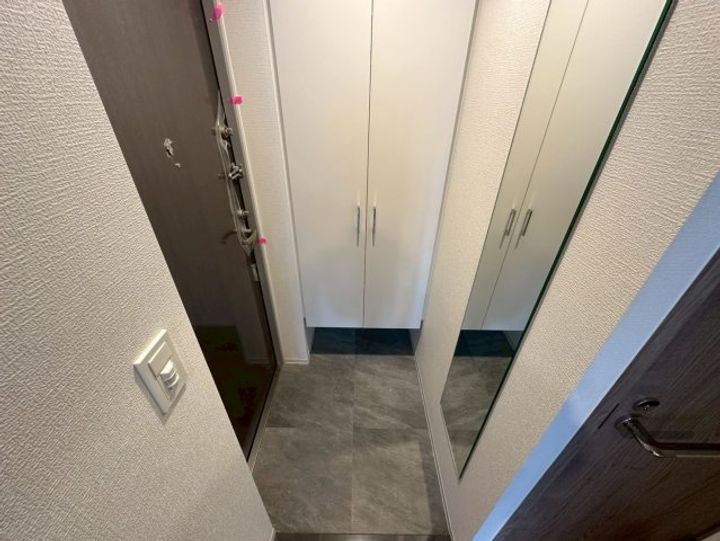 大阪府吹田市江坂町5丁目(マンション)の賃貸物件の玄関