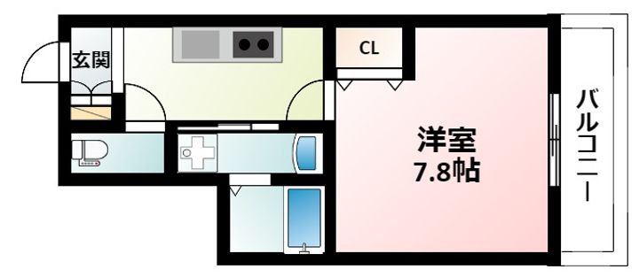 プレリエ江坂の間取り