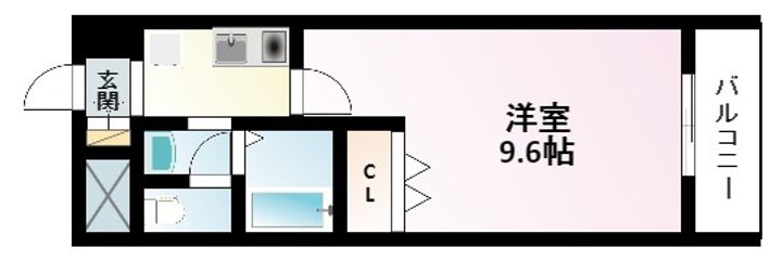 グリーンヒルズ江坂の間取り