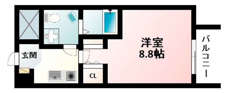 セレニテ新大阪弐番館の間取り