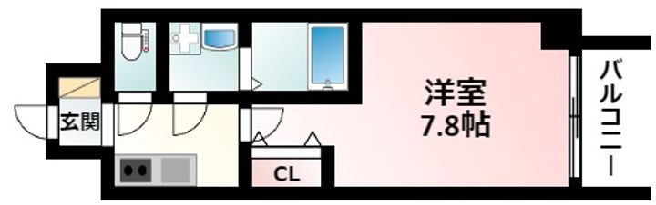 プレサンス新大阪ザ・デイズ1204の間取り