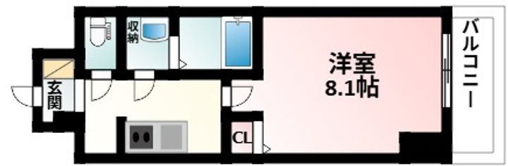 TOPAZ江坂の間取り