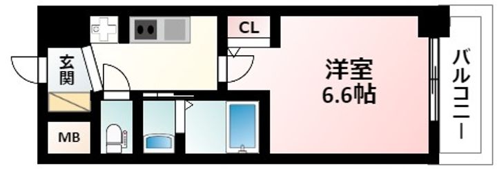 エステムコート新大阪ⅩⅣアイシーの間取り