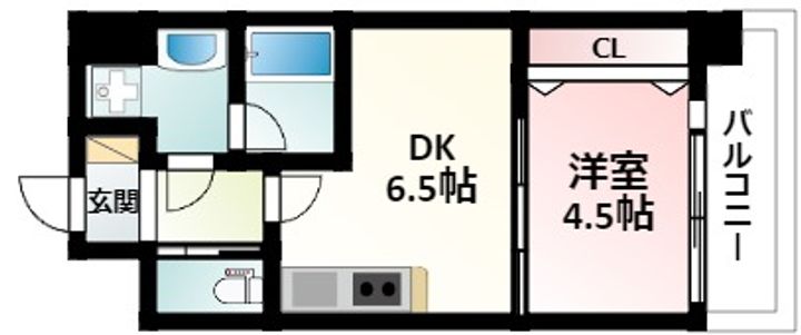 プレジオ江坂Ⅱの間取り