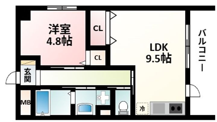 ドイマンションの間取り