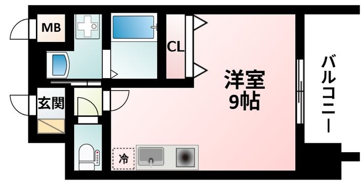 comforespa新大阪の間取り