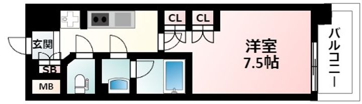 コンフォリア・リヴ新大阪Qの間取り