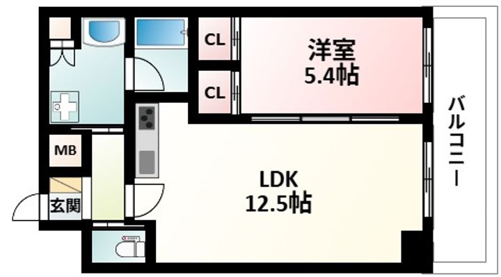 Dimus新大阪の間取り