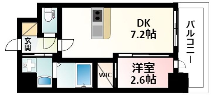 セレニテ江坂アリアの間取り