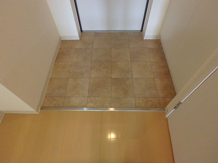 ルーエ江坂の玄関