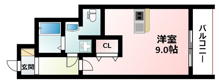 スワンズシティ新大阪の間取り