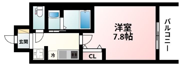プランドール新大阪NORTHレジデンスの間取り