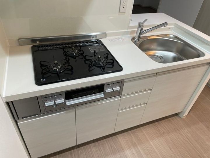 大阪府大阪市淀川区木川東1丁目(マンション)の賃貸物件のキッチン