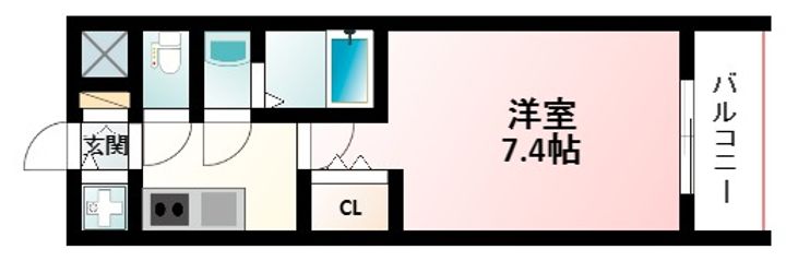 W-STYLE新大阪の間取り