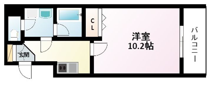 カルム小西Ⅱの間取り