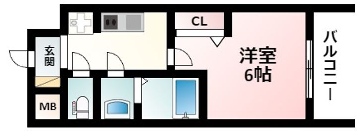 プレサンス新大阪ストリームの間取り