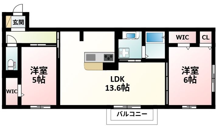 メサージュ江坂の間取り
