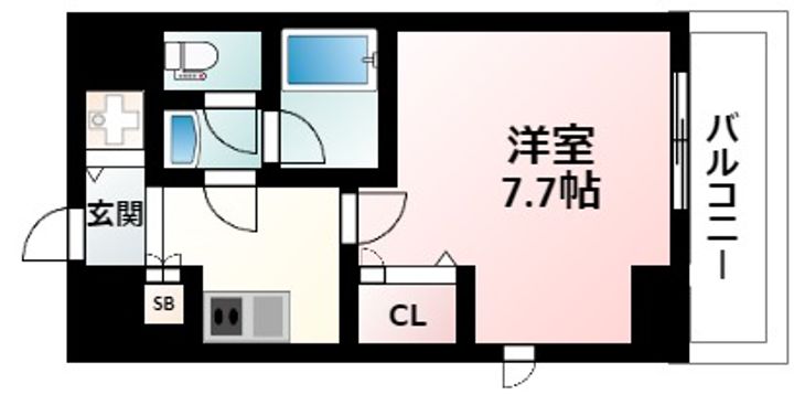 東明マンション新東の間取り