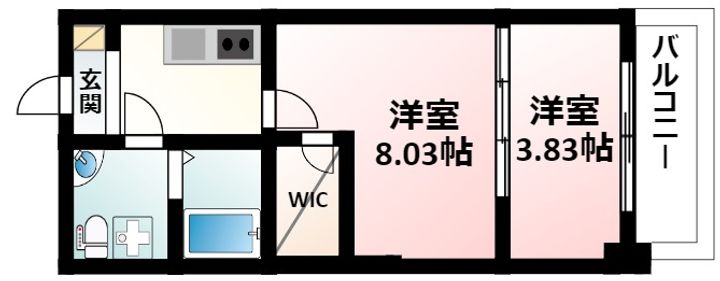 La Douceur江坂の間取り