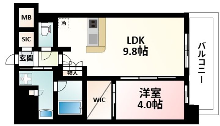 リヴィエール江坂江の木公園の間取り