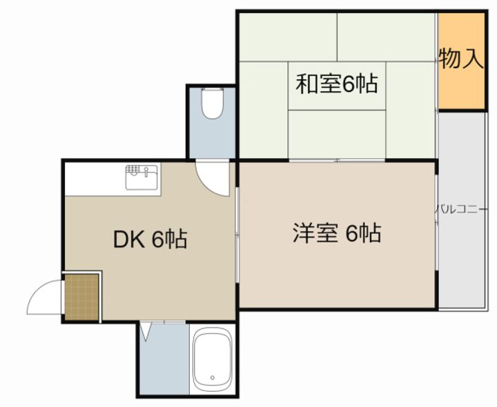 秀和第二ハイツの間取り