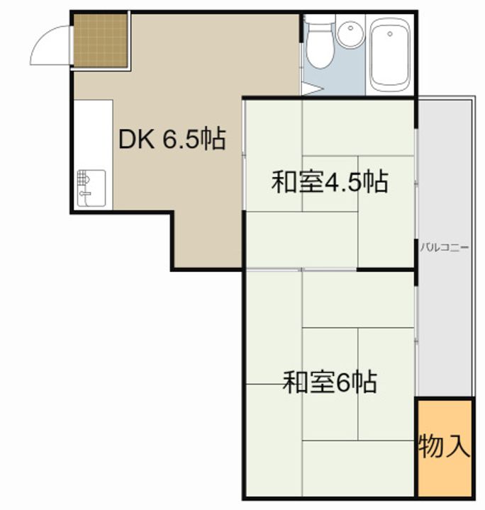 秀和第二ハイツの間取り