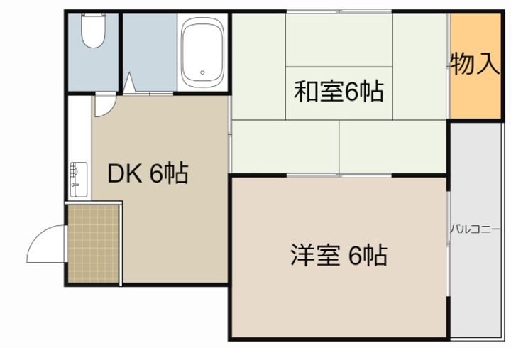 秀和第二ハイツの間取り