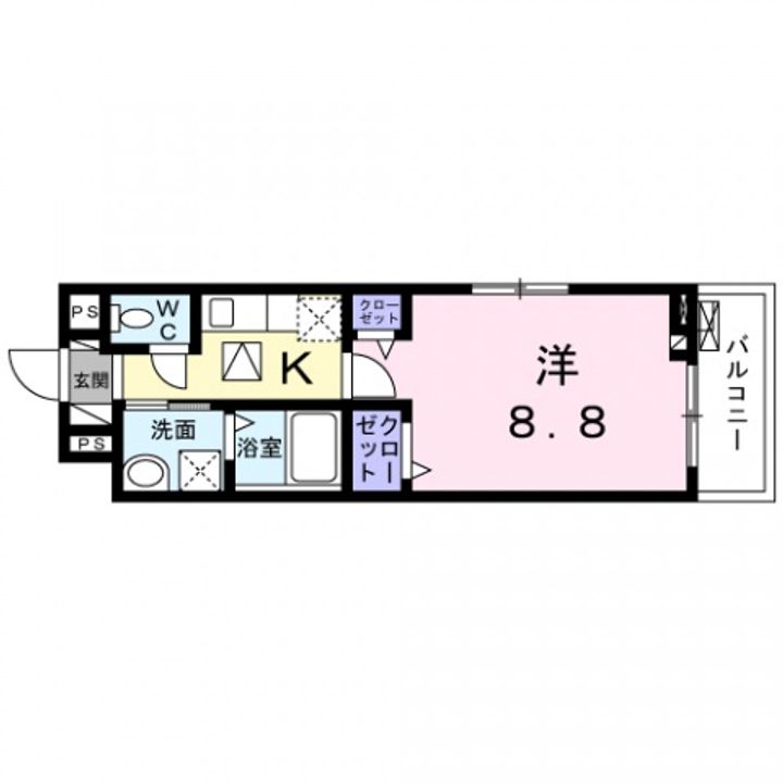 シャトーエレガント103の間取り