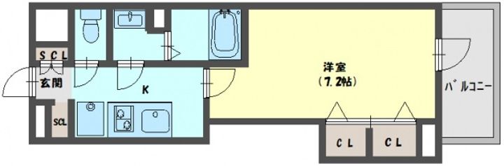 LUXENA KADOMA601の間取り