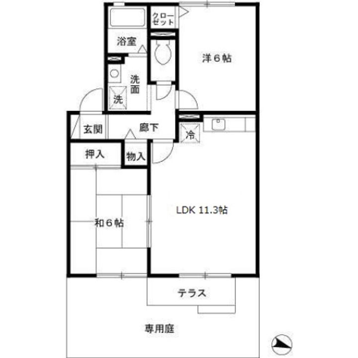 アゼリアパレス EASTの間取り