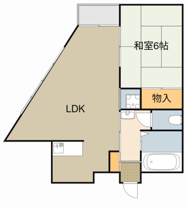 GMビル第3503の間取り