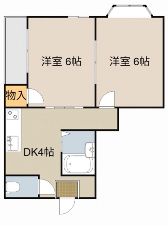 フルハウス401の間取り