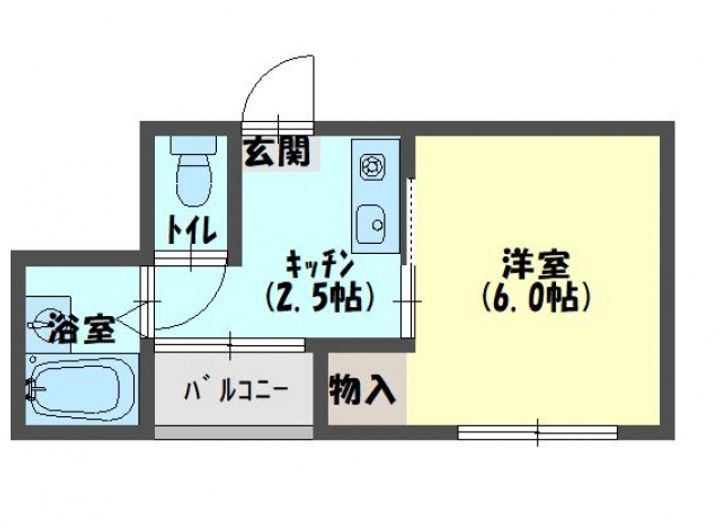 エムハイツ御幸の間取り