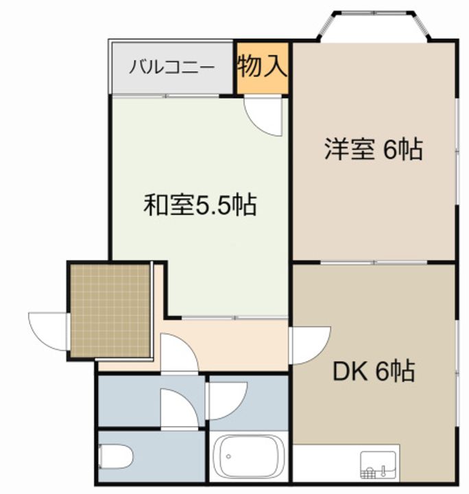 千石ハイツの間取り