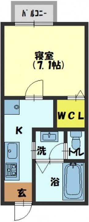 アプリーレの間取り
