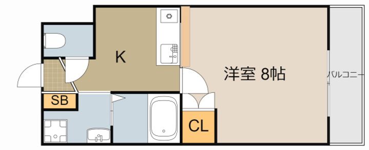 サンフレンドユーマンションの間取り