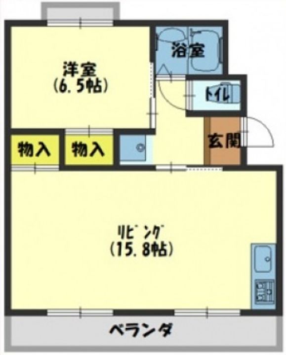 第1林マンションの間取り