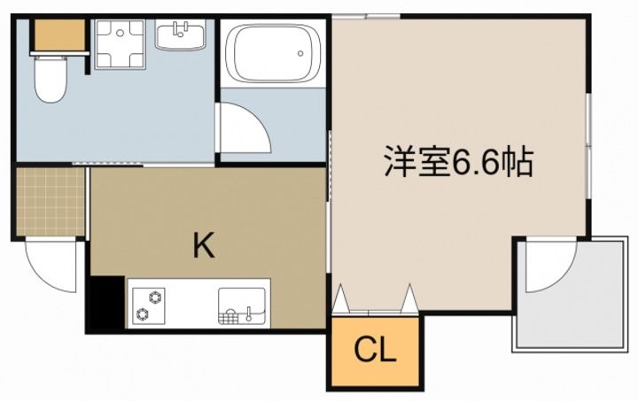サンハイツ北島の間取り