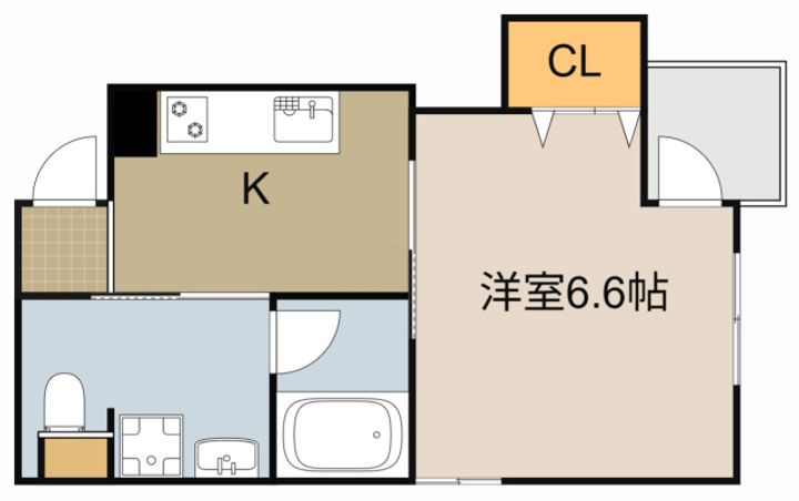 サンハイツ北島の間取り