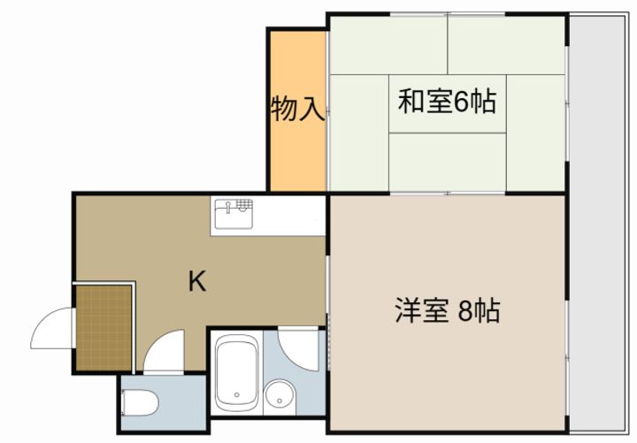 さくらハイツⅡの間取り