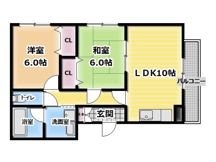 Tコート101の間取り