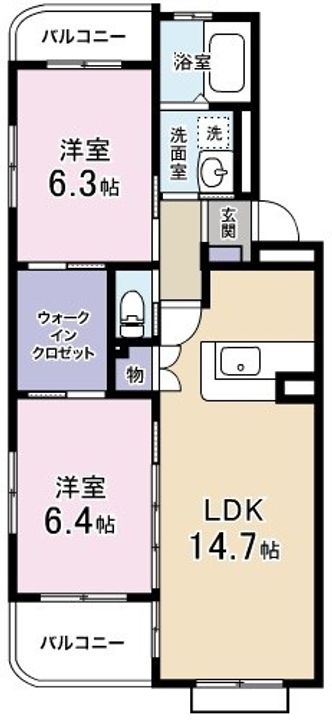 ルミナスの間取り