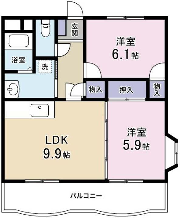 マンションマスカットの間取り