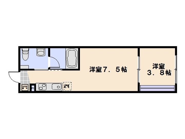 エストレビータ105の間取り