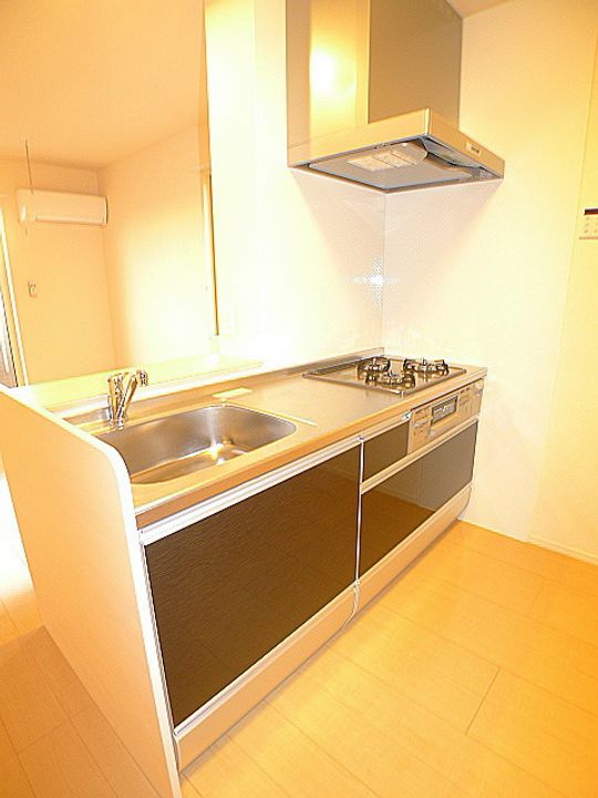 埼玉県越谷市蒲生旭町の賃貸アパートのキッチン